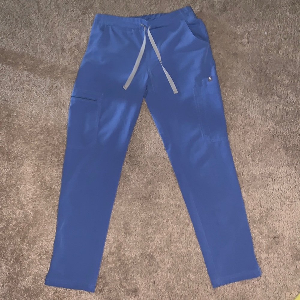 Figs technical collection scrubs pants blue size xxs